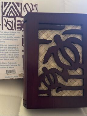 Carved Wooden Sea Turtle Album